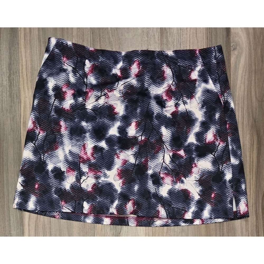 Lady Hagen Blue & Pink Floral Mini Golf Skort Size 14